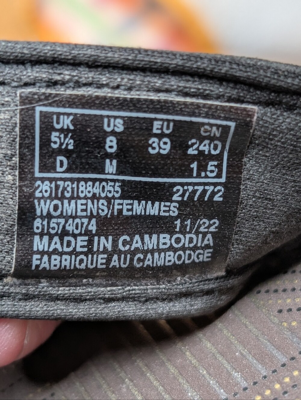 Clarks Comfort Walking Sandals Black Adjustable Strap Cushion Cloudsteppers 8 - Picture 11 of 11